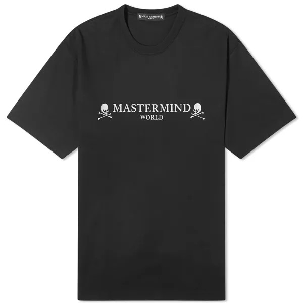 Футболка Mastermind World Embroidered Skull Logo T-Shirt, черный