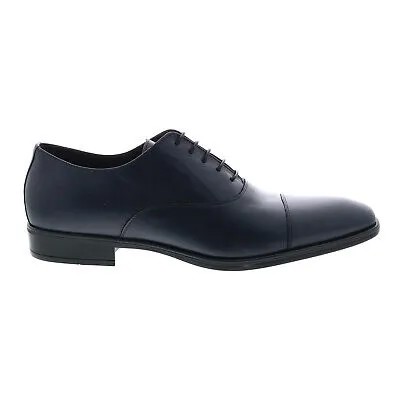 Мужские синие кожаные оксфорды Bruno Magli Luna MB1LUNN0 Cap Toe 9.5