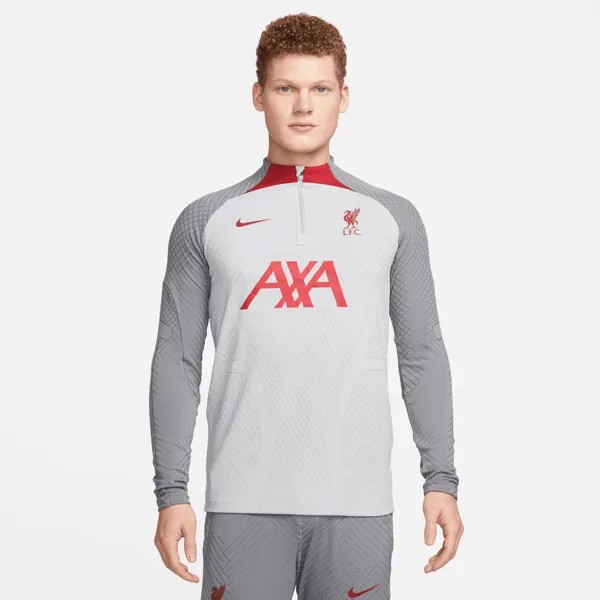 Лонгслив Nike FC Liverpool Strike, цвет grau/rot