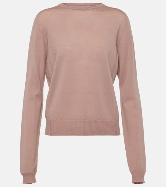 Шерстяной свитер Maglia Rick Owens, розовый