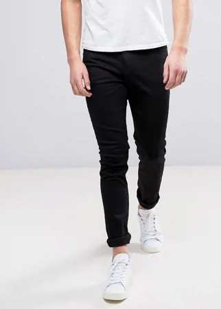 Черные зауженные джинсы Cheap Monday-Черный