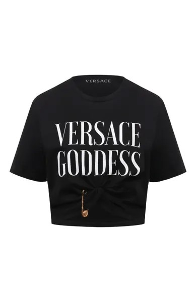 Хлопковая футболка Versace