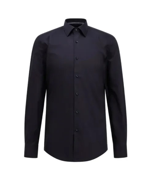 Повседневная рубашка Hugo Boss, синий