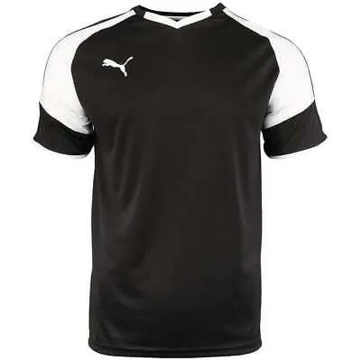 Молодежная футбольная майка Puma Borussia VNeck для мальчиков, черная 703038-03-Y