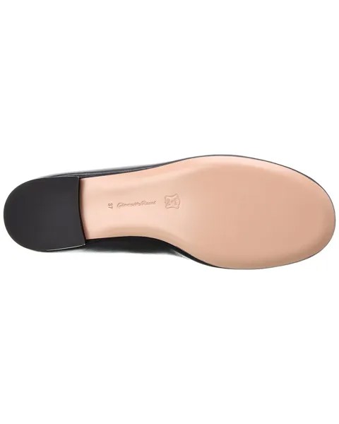 Кожаные балетки Gianvito Rossi Sphera, черный