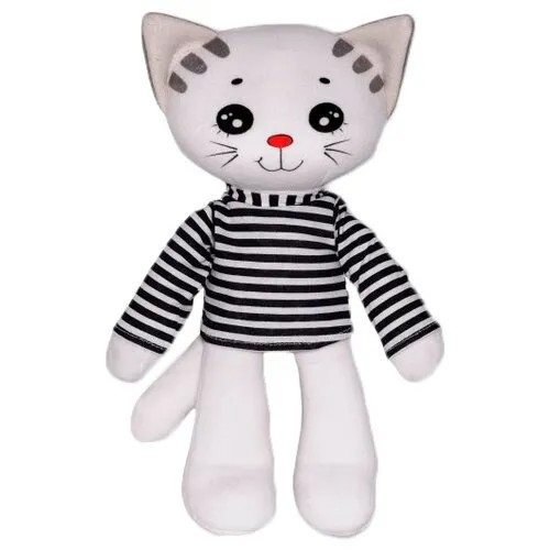 Игрушка-антистресс Штучки, к которым тянутся ручки Котик Тёма белый 35 см
