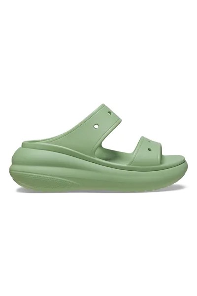 Тапочки со скошенной кромкой Crocs, зеленый