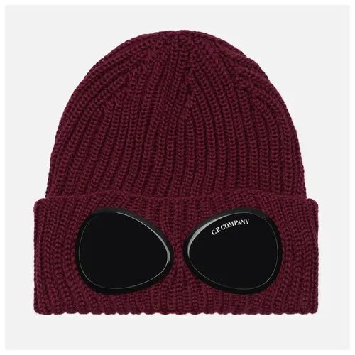 Шапка C.P. Company Extra Fine Merino Wool Goggle Beanie фиолетовый , Размер ONE SIZE