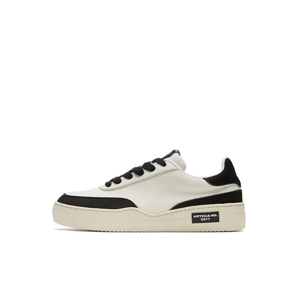 Кроссовки ARTICLE NO. Skateboarding Shoes Unisex Low-top Black, черный/белый