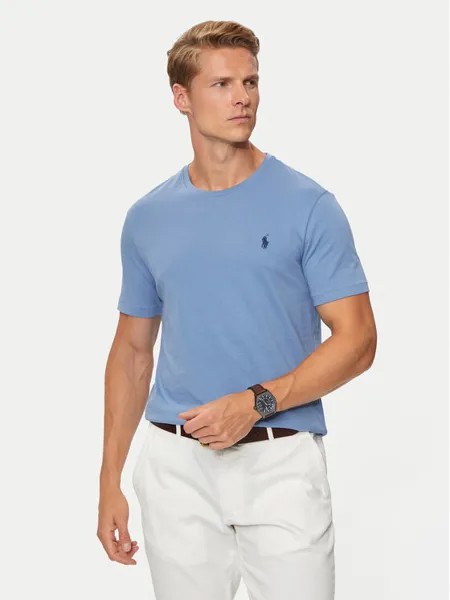 Футболка узкого кроя по индивидуальному заказу Polo Ralph Lauren, синий