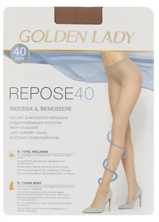 Колготки Golden Lady Repose 40 den, размер 2-S, daino (коричневый)