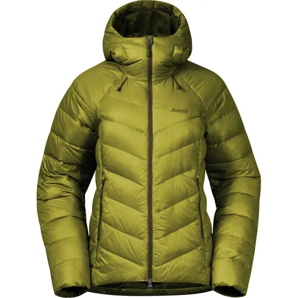 Женский пуховик Cecilie V3 Bergans, оливковый