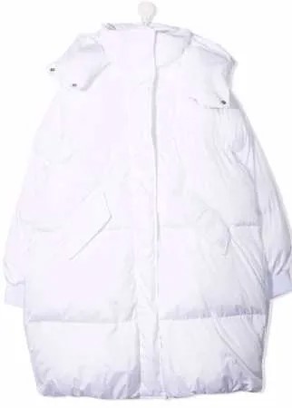MM6 MAISON MARGIELA KIDS пуховик с капюшоном