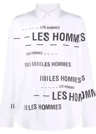 Les Hommes рубашка с логотипом