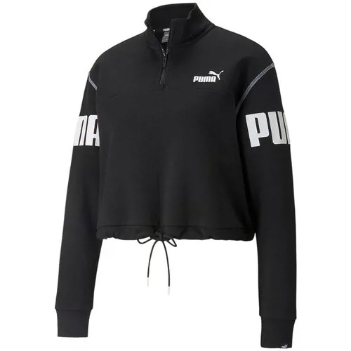 Джемпер Puma Power Half-Zip Crew Fl Черный XS 58953401