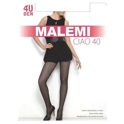 Колготки женские капроновые, MALEMI Ciao 40 ден, цвет загар (daino), размер 2