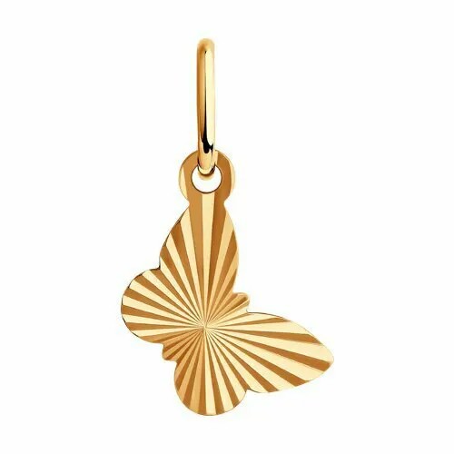 Подвеска GOLD CENTER, красное золото, 585 проба
