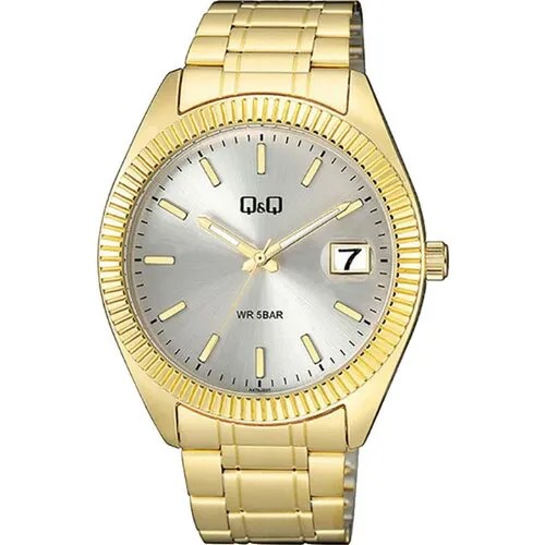 Наручные часы Q&Q A476-001, золотой, белый