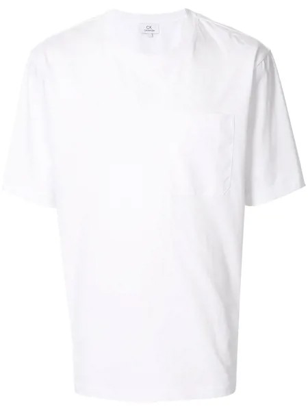 CK Calvin Klein футболка со складками на спине