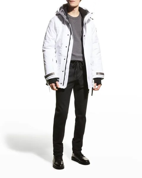 Мужская пуховая куртка Торонто с капюшоном Canada Goose, цвет Northstar Wht/Blk