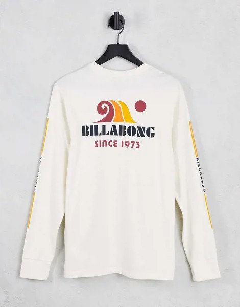 Белый лонгслив Billabong Walled