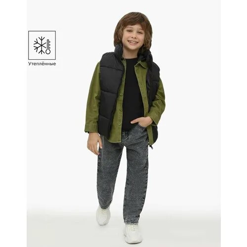 Джинсы  Gloria Jeans, размер 4-5л/110 (29), серый