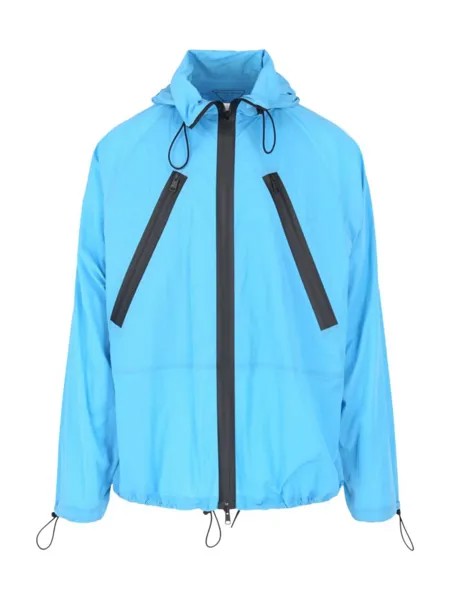 Легкая куртка с капюшоном Bottega Veneta, цвет Bright Blue