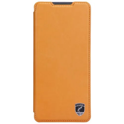 Чехол-книжка G-Case Slim Premium для Xiaomi Redmi Note 10 Pro / Note 10 Pro Max горчичный