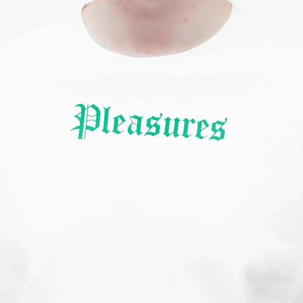 Pleasures Футболка Pub, белый