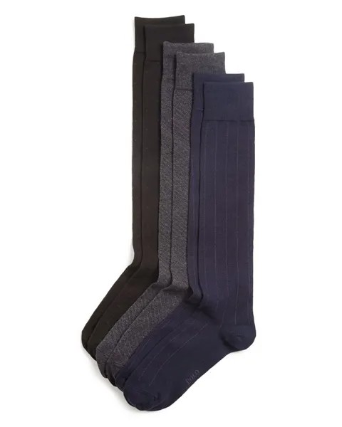Носки выше икры в ассортименте, упаковка из 3 шт. Polo Ralph Lauren