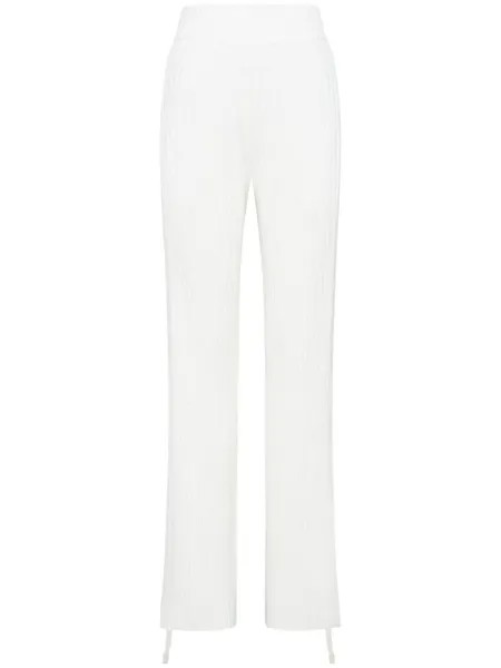 Dion Lee брюки со сборками, белый