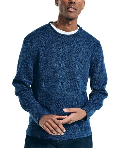 Мужской свитер с круглым вырезом Nautica, синий