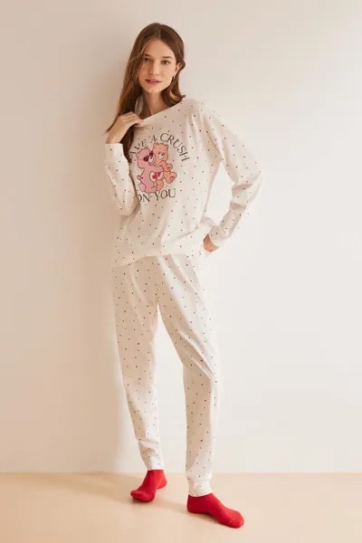 100% хлопок Пижамы Care Bears Women'secret, белый