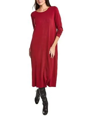 Женское узкое платье-футболка Eileen Fisher с круглым вырезом
