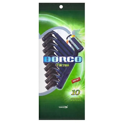 Бритвенный станок Dorco TD702N ,фиолетовый, 10 шт.