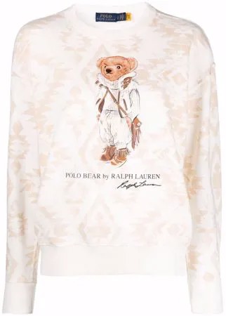 Polo Ralph Lauren Polo Bear geometric-print sweatshirt