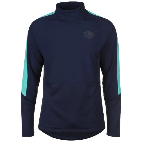 Лонгслив Umbro Pro Training Hybrid Drill, темно синий
