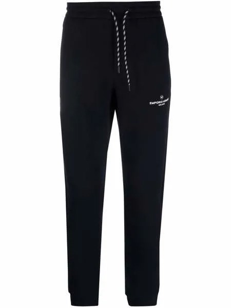 Emporio Armani спортивные брюки с логотипом