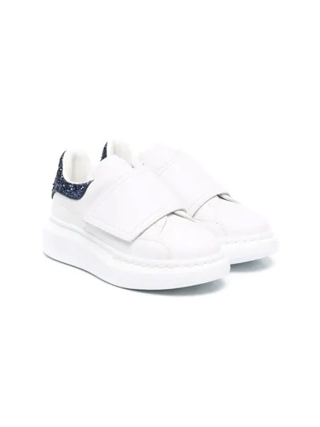 Alexander McQueen Kids сандалии на липучках с блестками
