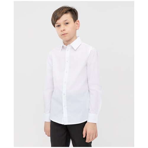 Рубашка Button Blue размер 140, 0200 белый