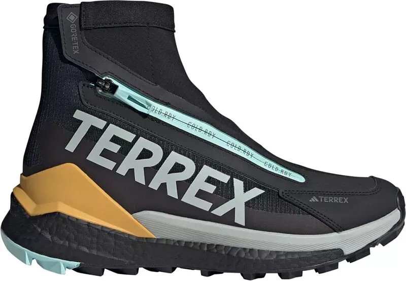 Мужские водонепроницаемые походные ботинки Adidas Terrex Free Hiker 2 COLD.RDY, черный