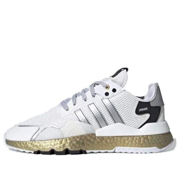 Кроссовки ночные джоггеры Adidas, белый