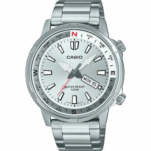 Наручные часы CASIO, серебристый