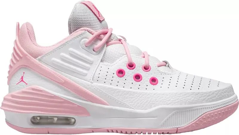 Баскетбольные кроссовки Jordan Kids для начальной школы Max Aura 5, белый/розовый