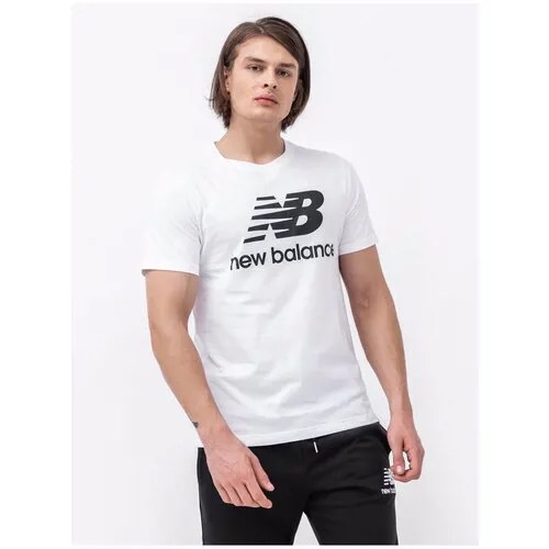 Одежда спортивная New Balance Essentials Stacked Logo T-Shirt MT01575-WT XL