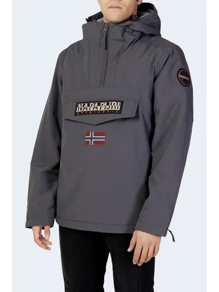 Пальто regular fit Napapijri, серый