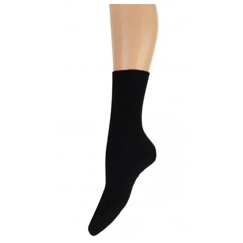 Носки Пингонс, размер 23 (размер обуви 35-37), черный