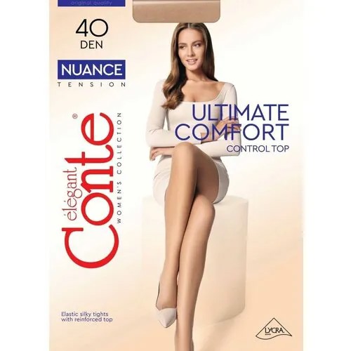 Колготки Conte elegant Nuance, размер 5, бежевый