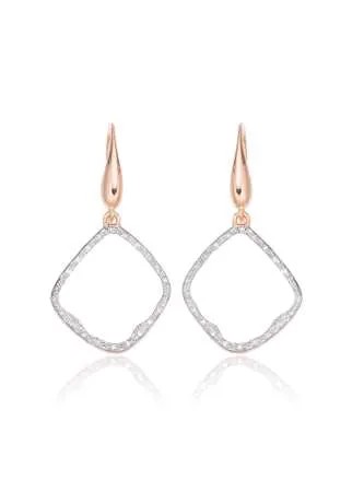 Monica Vinader RP Riva Diamond Hoop earrings