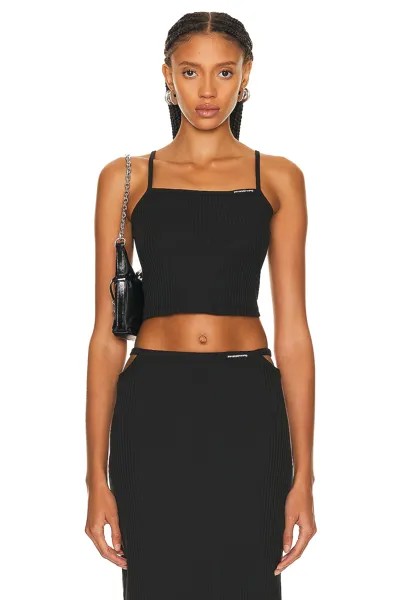 Топ Alexander Wang Cami, черный